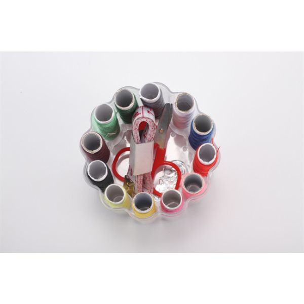 small Sewing Box kit Plastic tool Sewing Needles Discs Home Portable DIY Travel Needle Set Tool Sewing Kit Supplies