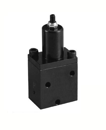 Small Hydraulic Control Valve Carbon Steel Surface Black Oxide Finishing Sequence Valve