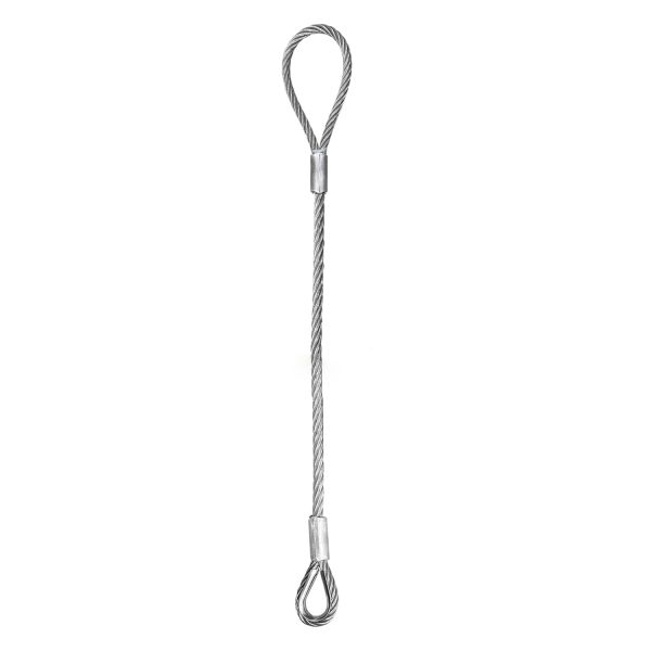Factory Price Stainless Steel Lashing Steel Wire Rope Sling with Mechanically Spliced Flemish Eye