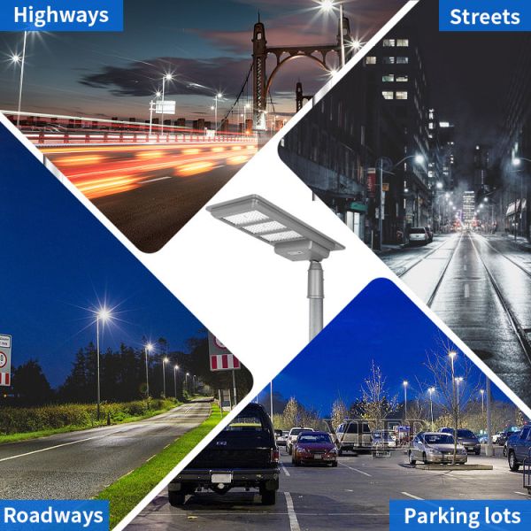 Уличный свет все лития Bridgelux солнечный в одном на открытом воздухе уличном фонаре СИД 500w 1000w солнечном