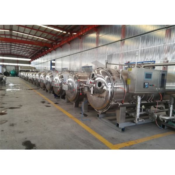 Полноавтоматическая нержавеющая сталь машины СУС304 стерилизатора еды 0,35 Мпа