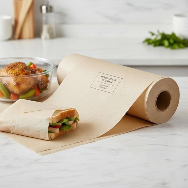 Custom OEM Microwave Safe Food Grade Wrapping Paper for Food Storage and Preservation