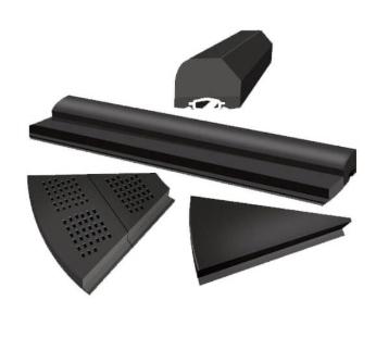 Autogenous Mill SAG Mill Rubber Liner for Mineral Processing