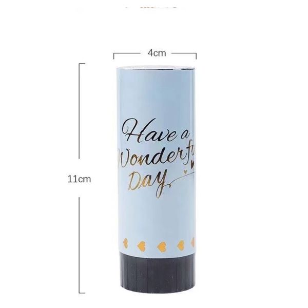 Custom Logo Happy Wedding Birthday Party Biodegradable Paper Spring Confetti Poppers