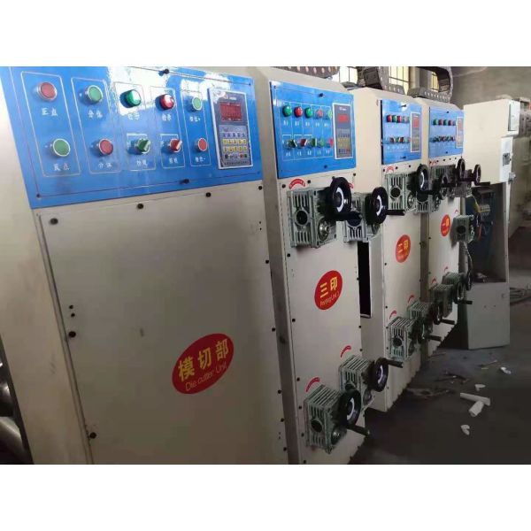 Iso9001 High Speed Carton Flexo Printing Slotting Die Cutting Machine 220v