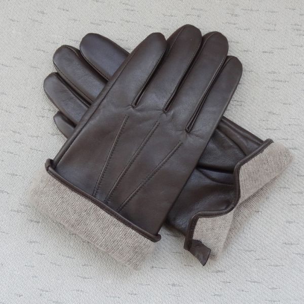 New design leather touch screen gloves