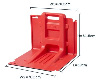 Equipamento de resgate de emergência independente Espessura 4 mm Barreira de inundação de plástico