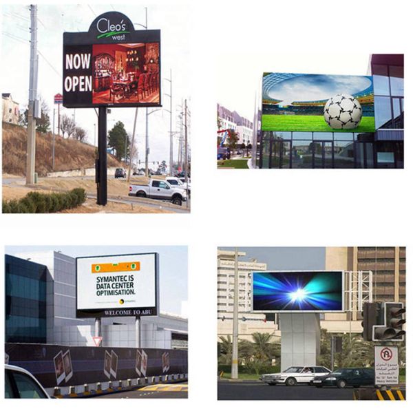 10mm Pixel Pitch Outdoor Electronic Led Billboards High Brightness Waterproof IP65