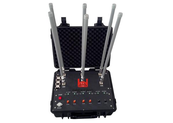433 MHz Manpack Trolley Bomb Mobile Phone Signal Blocker For Schools