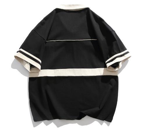Small Moq Clothing Manufacturers Men'S Half Sleeve Print T Shirt With Zipper