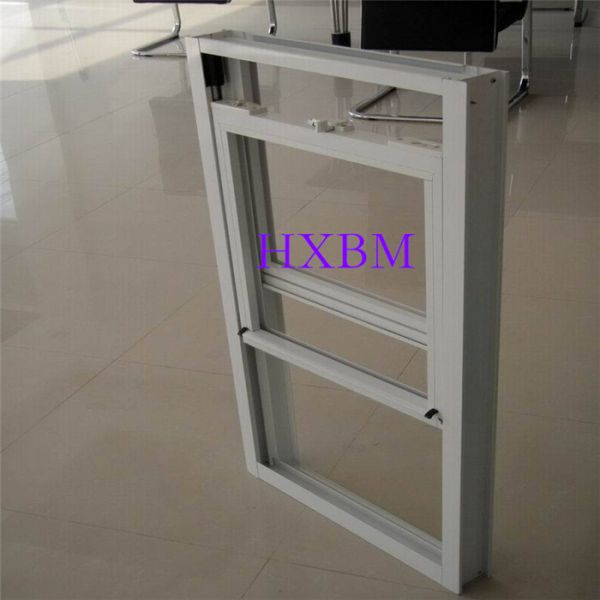 Australian style aluminum Profile double glass vertical sliding Windows