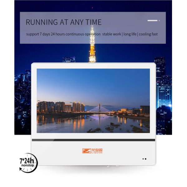 дисплей фокуса машины HD рекламы 19In умной установленный стеной видео-
