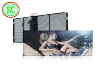 HD Full Color Video Publicidad Led Screen G3.91-7.82 Ventana interior de vidrio transparente con pantalla LED