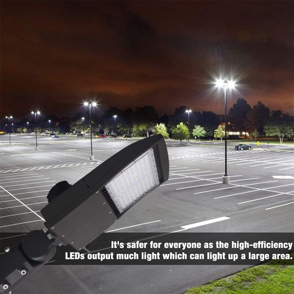 Света парковки СИД IP65 150W с держателем хомута держателя руки слесарь-монтажника выскальзывания для дороги и на открытом воздухе освещения баскетбольной площадки