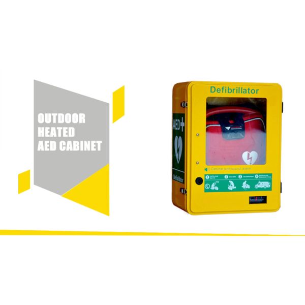 Водоустойчивые шкафы дефибриллятора АЭД, на открытом воздухе хэатед шкаф дефибриллятора
