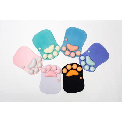 Lightweight Cat Paw Mouse Pad , Creative Cat Mouse Pad With Wrist Rest