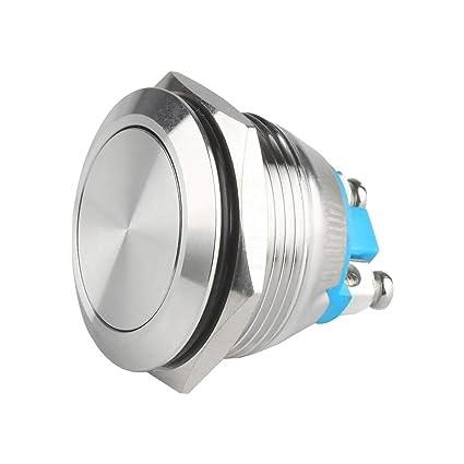 1NO1NC 5 Pin Metal Push Button Switches On Off Latching Function