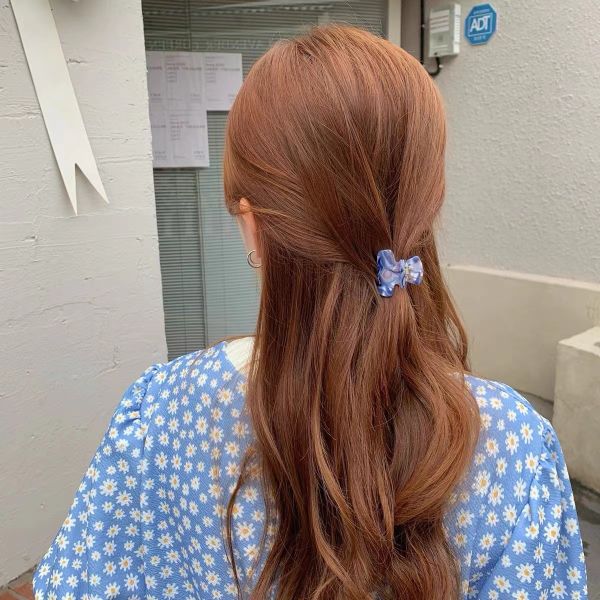 Mini acetic acid girls art hairpin grab clip sweet female headpiece tortoiseshell spot wholesale OEM logo