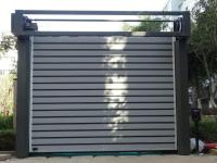 Surface douce de luxe d'Apperance de porte en spirale à grande vitesse en aluminium