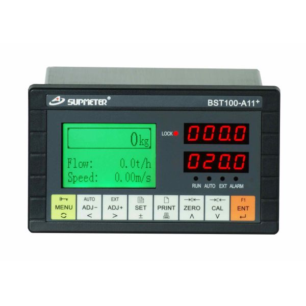 Double Display LCD And LED Electric Power Belt Weigher Indicator , Standard Modbus With RS232