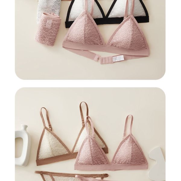 Women Lingerie Set Wholesale of High Quality S M L Sizes Women Bra and Brief Sets Triangular Cup Women Underwear Set