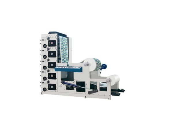automatic printed paper roll, 4 color flexo paper roll printing machine