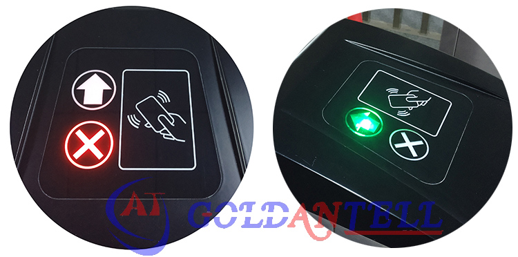 Читатель карты Emv полного турникета ворот качания тела IP65 безконтактный для на открытом воздухе/крытого