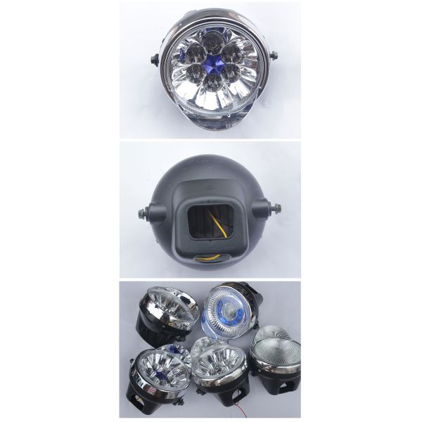 12V - 80V Electric Motorcycle LED Headlight / LED Lights For Motorcycles