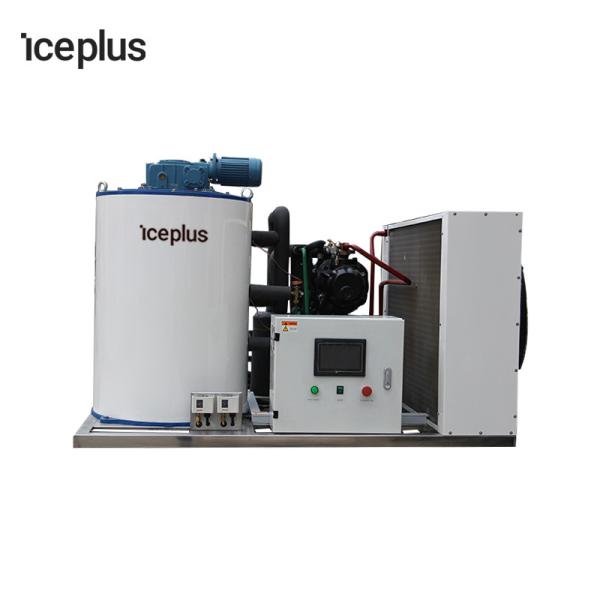 High Efficiency  Flake Ice Making Machine 1.5mm To 2.0mm Thickness