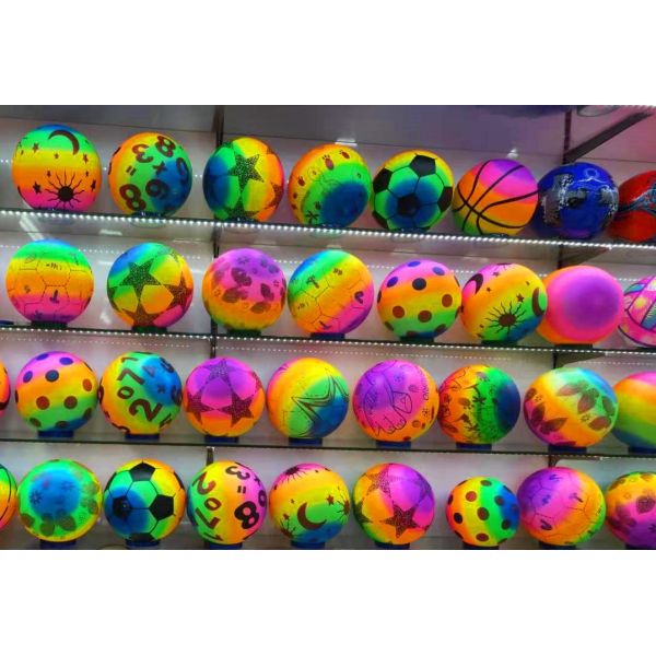 Радуга 14 лет вверх Радужная игрушечная мяч ПВК волейбол Надувный волейбол для пляжной игры