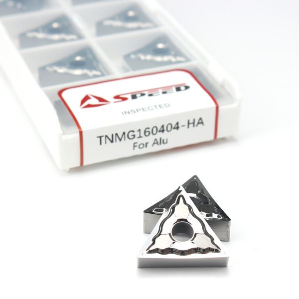 10pcs TNMG160404/08 Carbide Insert For Aluminum With High Precision