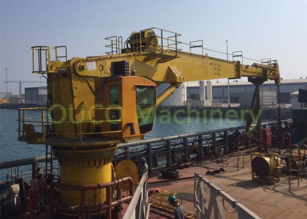 Electrical Marine Deck Crane 30T With ABS Class And Advanced Components