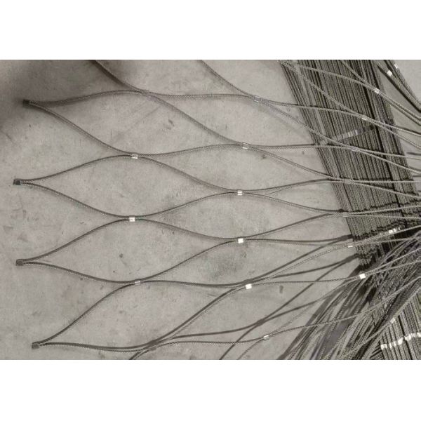 316 Stainless Steel  Wire Rope Mesh For Animal Cage Bird And Garden Netting