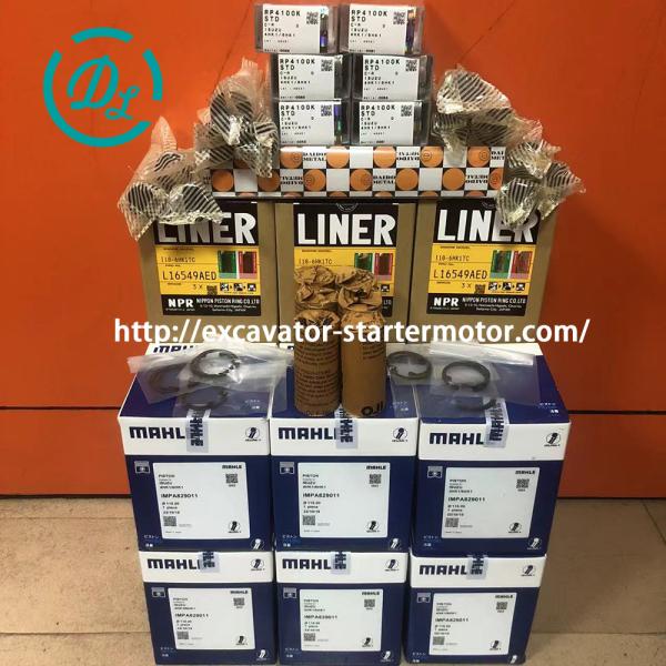 ISUZU 6HK1 Engine Piston & Ring Cylinder Liner Set OEM 1-12111976-0
