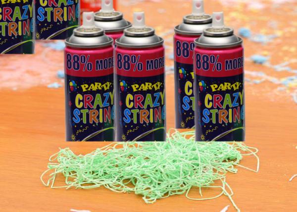 Colorful Non Flammable EN71 Party String Spray
