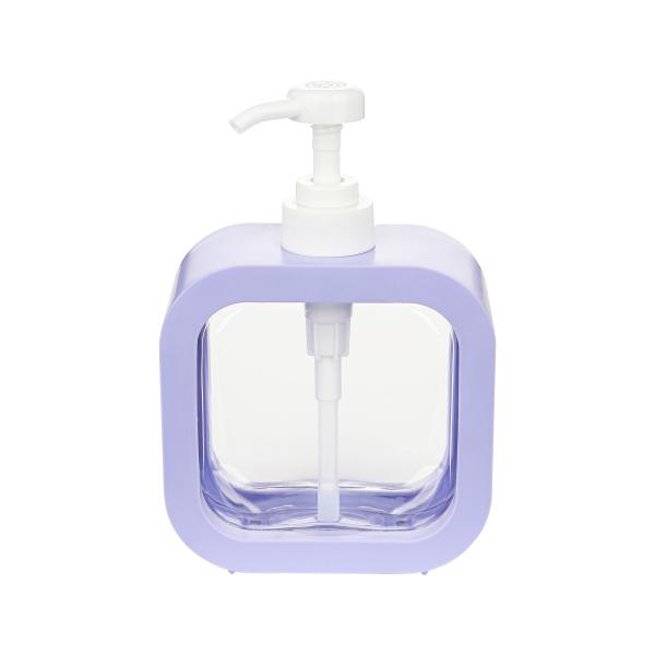 500ml Travel - Portable Large - Capacity Purple Plastic Spiral - Press Empty Lotion Bottle For Hand Sanitizer