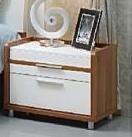 Simple Full Bedroom Furniture Sets Night Stand Bed Side Table Particle Board With Melamine