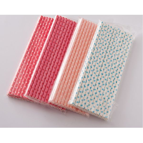 Food Grade Certified 100% Biodegradable Environmentally Friendly Disposable Kraft Paper Straws 6/8/10/12*180/190/200MM