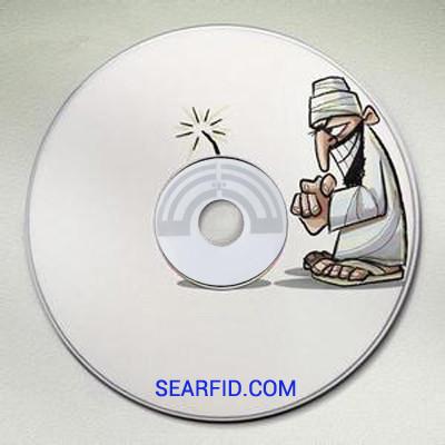 CD, DVD disc management RFID label, DVD disc management RFID sticker