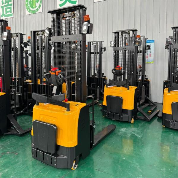 1500 Kg 1.5t 3000mm 3m 3.5m Lightweight Electric Pallet Stacker Load Small Tonnage Forklift