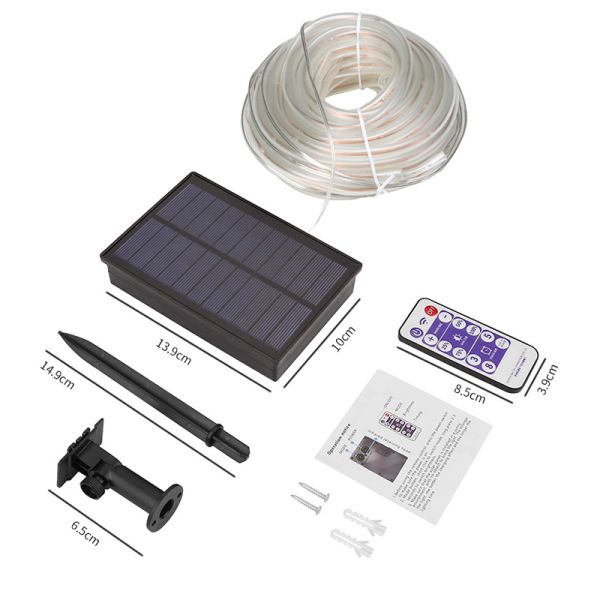 LED Solar String Light With Color Changing Remote for Garden Party