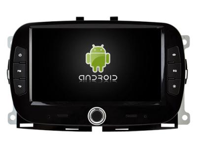 Stereo multimídia de carro de tela de 7 polegadas sem DVD para Fiat 500 2016-2019 GPS CarPlay Player