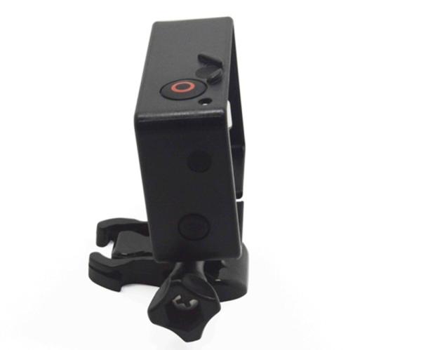 Go Pro Accessories Portable Standard Frame Mount With Button For GoPro Hero 4 3+ 3 Action Camera Mounting Hardware
