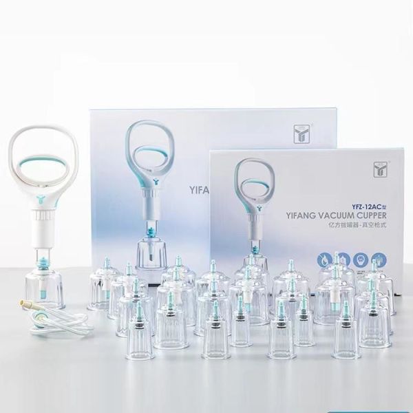 24PCS Massage Set Portable Powerful Vacuum Therapy Cupping Medical for Cupping Therapy