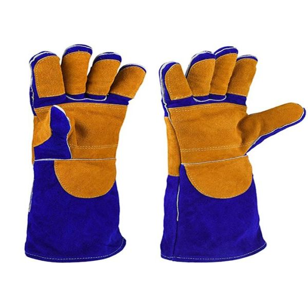 Durable Long Sleeve Heat Resistant Gloves Wrist Stitching Reinforcement Design