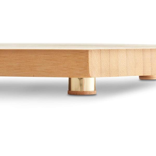 Water Resistant Bamboo Cutting Board With Feet  , Bamboo Cheese Serving Tray