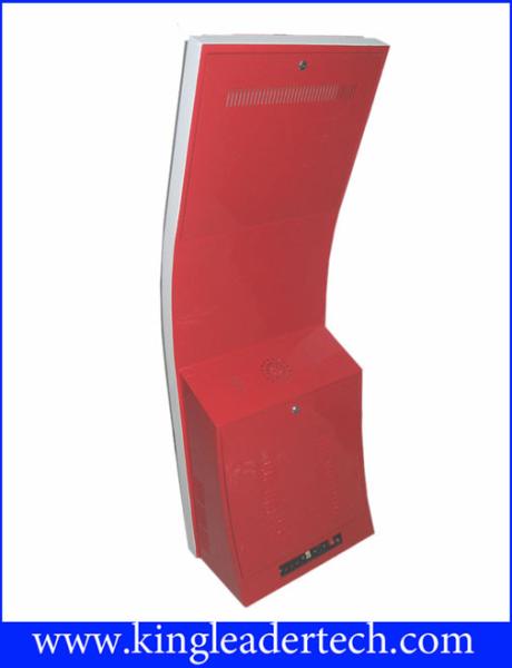 Office Building Stylish Freestanding Touch Screen Kiosk For Information Checking
