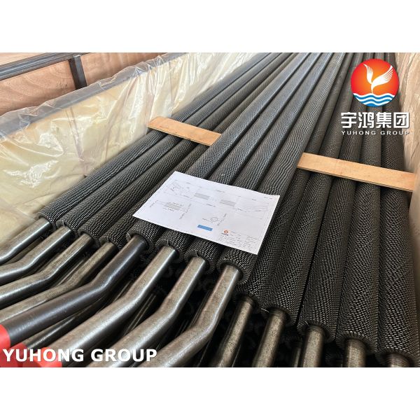 T22 High Frequency Weld Serrated Finned Tube For Power Plant Heat Recovery Steam Generation