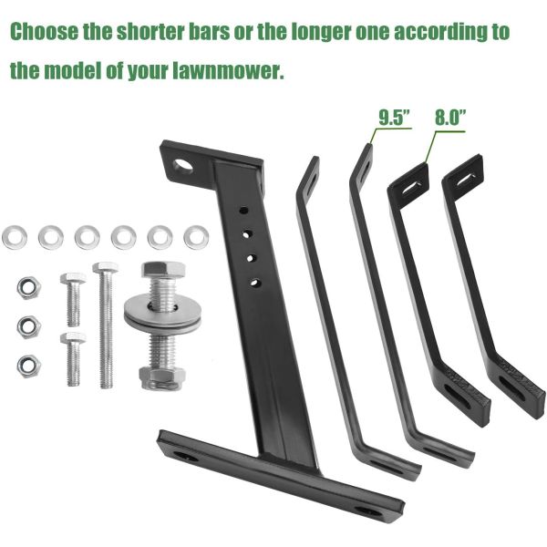 Конструкция логотипа на заказ Стальная газонокосилка прицеп буксирующий прицеп для Cub Cadet Pro Hi Hitch