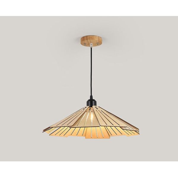 Люстра чайной комнаты небольшой Адвокатуры ресторана привесной лампы соломенной шляпы искусства древесины Wabi Sabi домашняя